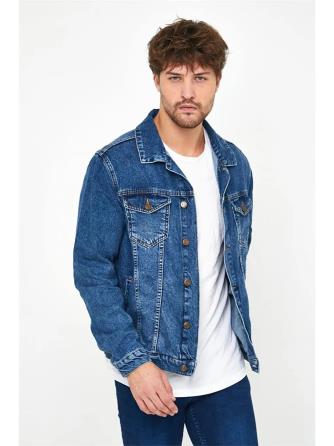 کت جين سنگ شور اسليم فيت  مردانه  Explode نيلي