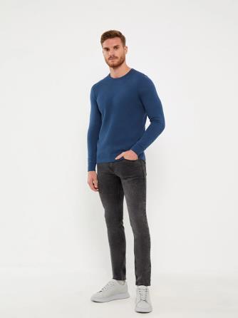 شلوار جين مردانه اسليم فيت LCW Jeans ذغالي